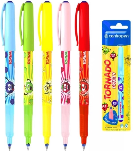 Centropen Tornado Fruity ballpoint pen with fruity scent - 1 piece