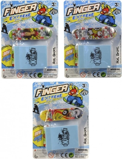 Fingerbords ar rampu 9 cm