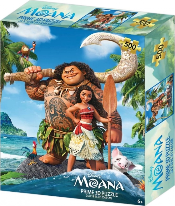 3D puzzle MOANA 500 pieces