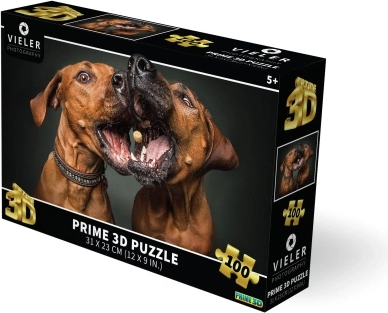 3D puzle suņi 100 gabaliņi
