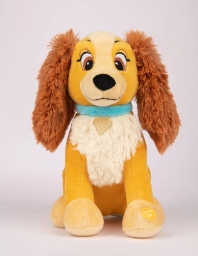 Plush Lady with Sound 20 cm (Lady and the Tramp)