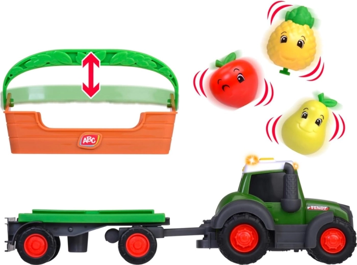 Detachable trailer with basket
