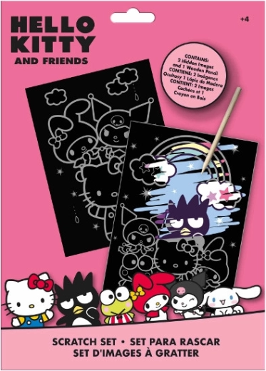 Skrāpēšanas radošais komplekts Hello Kitty