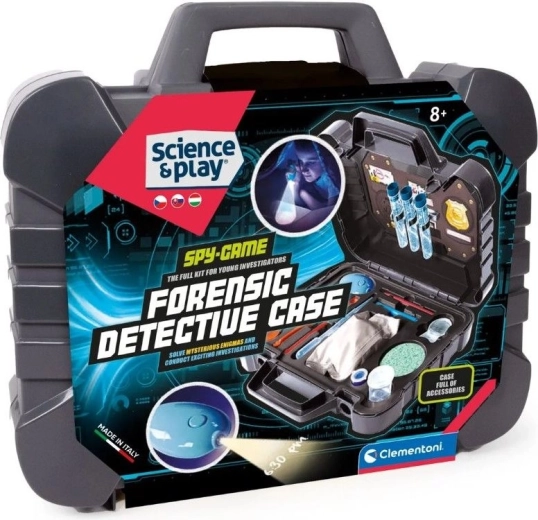 Clementoni Science & Play detektīva koferis ar skaņas efektiem