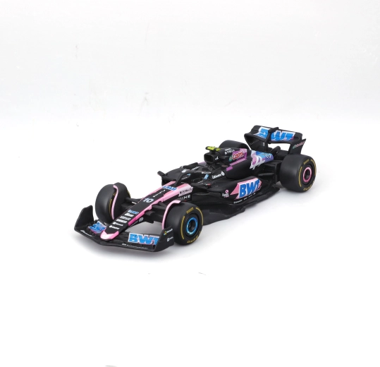 Metāla modelis Bburago 1:43 Alpine A524 F1 2024 #10 Pierre Gasly dāvanu kastītē