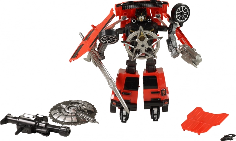 Transforming Robot - Red and Black