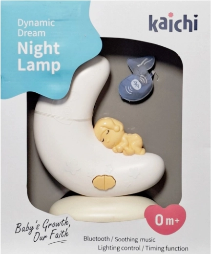 Moon Night Light with Lullaby Music and Bluetooth