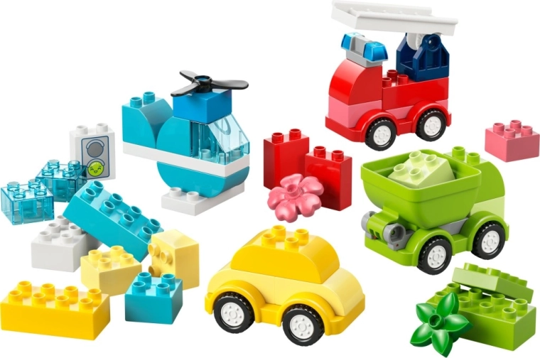 Pirmais transportlīdzekļu būvēšanas komplekts mazuļiem
