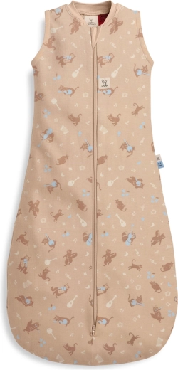 ErgoPouch organic cotton Jersey Melody sleeping bag 3–12 months, 0.2 TOG