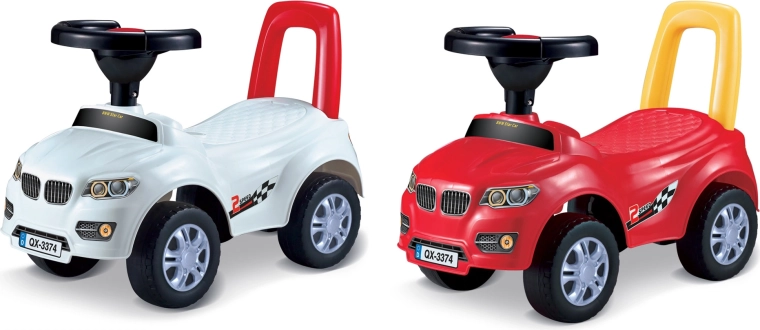 Children's ride-on car with backrest, 53 cm