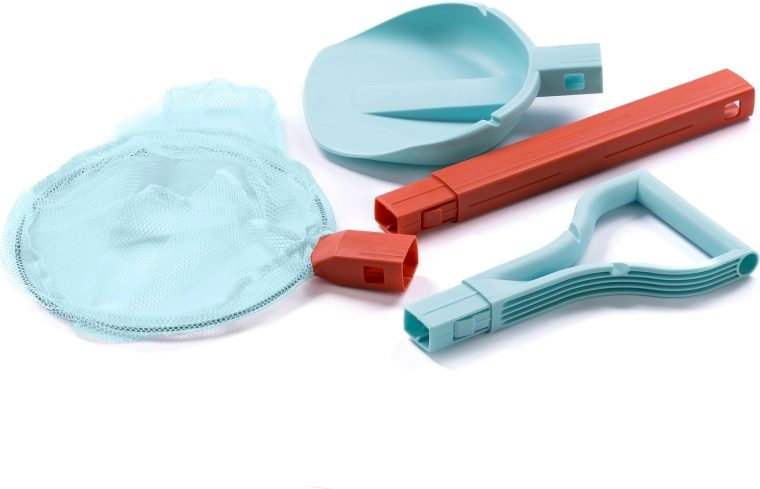 Schildkröt beach set 2-in-1 with shovel and net