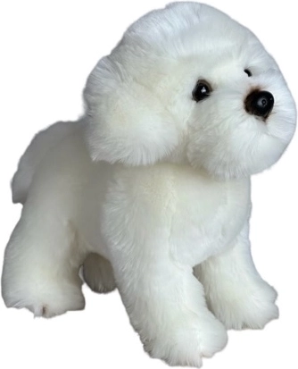 Stāvošs plīša maltiešu sunītis, 30 cm