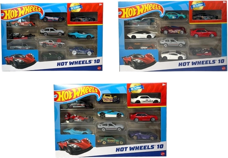 Hot Wheels 10-Car Set