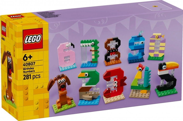 LEGO Iconic dzimšanas dienas cipari