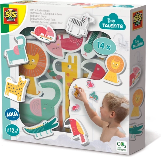 Safari Animal Bath Stickers