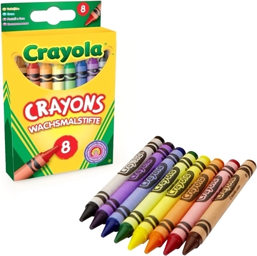 Spīdoši Crayola vaska krītiņi