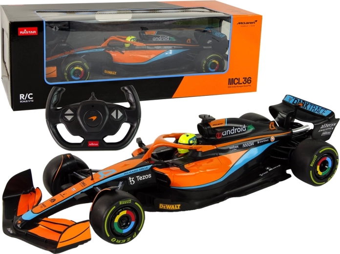 RC formula MCLAREN F1 1:12 oranža Rastar