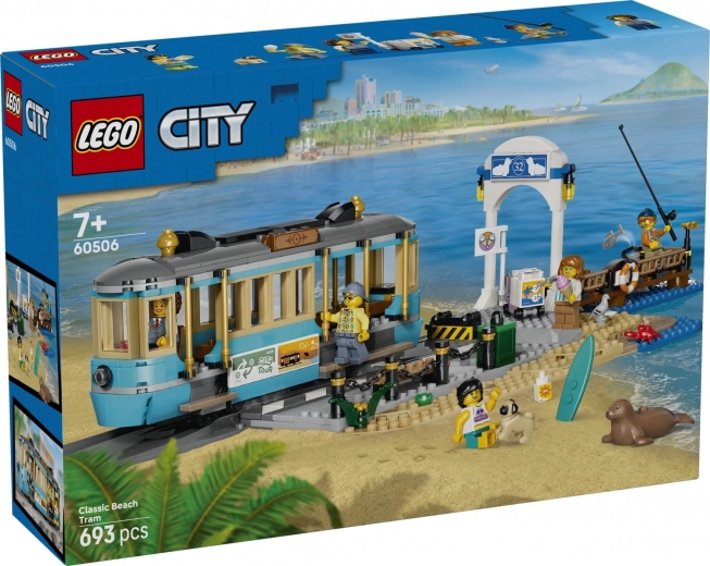 LEGO City klasiskā pludmales tramvaja