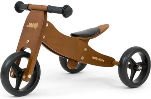 JAKE Dark Natural 2-in-1 Kids Balance Bike – Tricycle and Balance Bike
