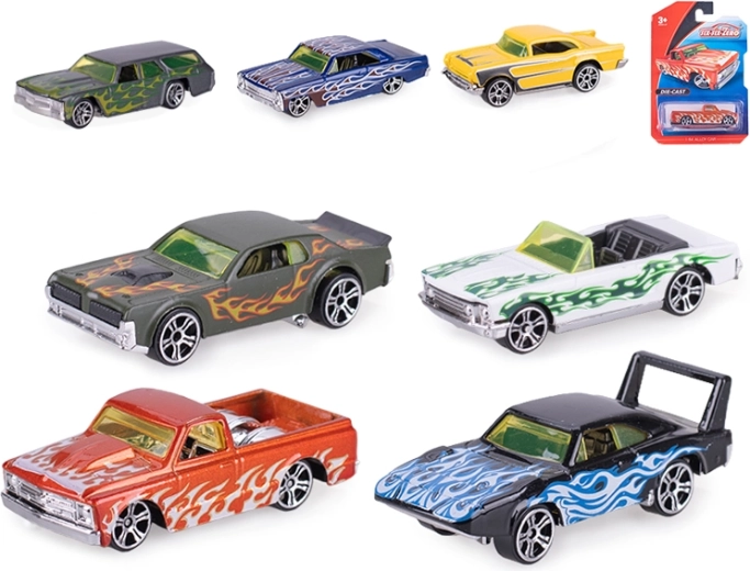 Metal Racing Toy Car 8 cm, Freewheel