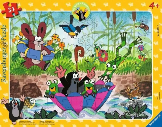 Ravensburger insert puzzle The Little Mole – 34-piece puzzle