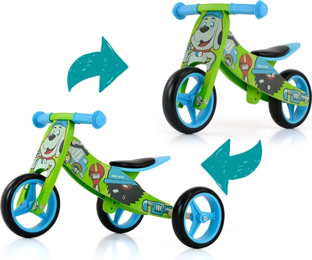 Tricycle and balance bike in one