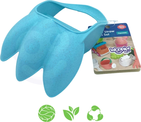 Woopie Green grābeklis un lāpstiņa smiltīm no bioloģiski noārdāma materiāla