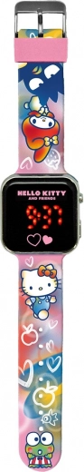 LED watch with Hello Kitty calendar