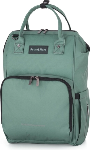 Petite&Mars pārtīšanas mugursoma ratiņiem Jack Catchthemoment dusty rose