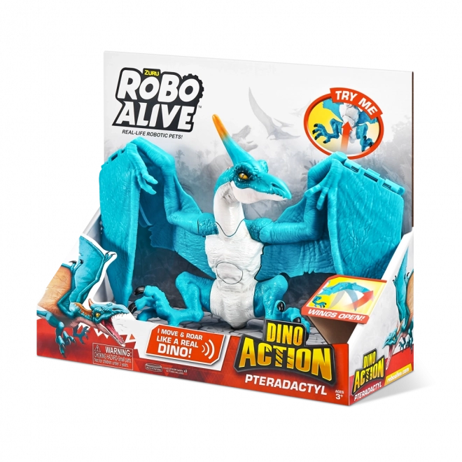 Robo Alive dinozaurs Pterodaktils – interaktīvs lidojošs plēsējs