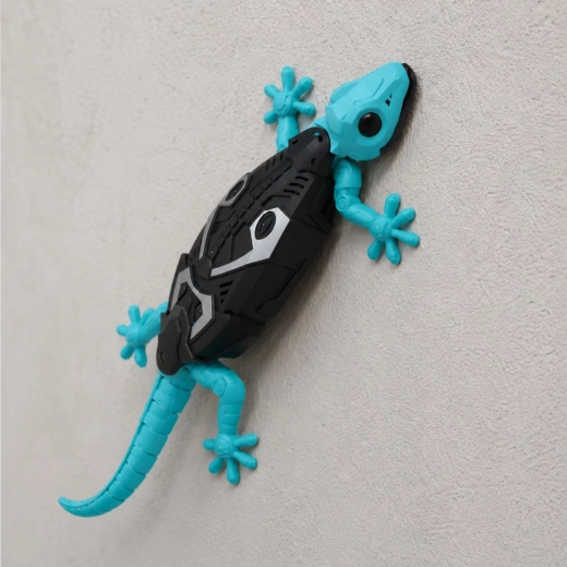 Climbs walls and drives on the floor