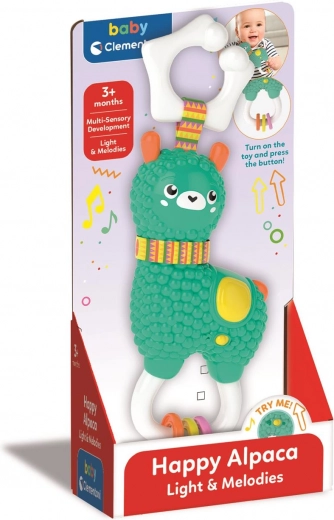 Interactive Rattle Happy Alpaca BABY CLEMENTONI