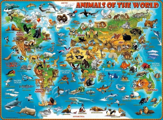 RAVENSBURGER Puzzle Animals of the World XXL 300 pieces