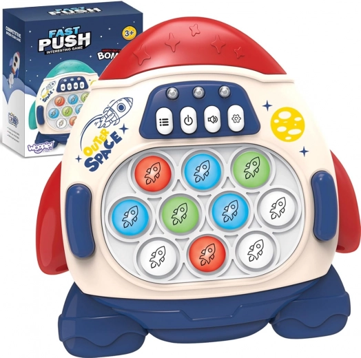 Woopie Pop It electronic anti-stress skill rocket – red