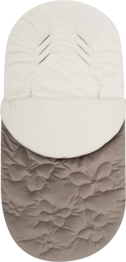 New Baby Butterfly Ecru Baby Winter Footmuff