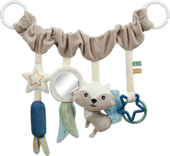 Hanging Activity Bar BABYONO Raccoon for Stroller and Car Seat