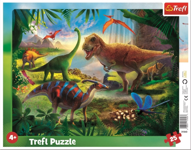 Trefl puzle Dinozauri 25 gabali
