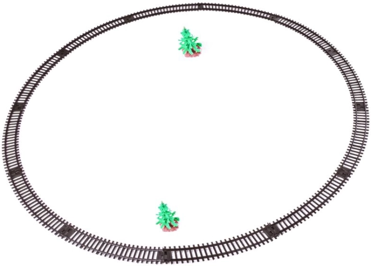Loop track for continuous riding