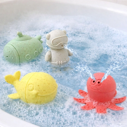 Splashing water fun