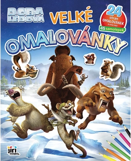 Lielā krāsojamā grāmata “Ledus laikmets”