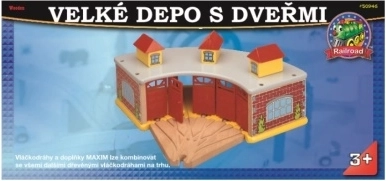 Maxim Large Train Depot with Doors