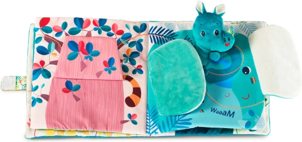 Lilliputiens textile book: Rhino Marius is looking for his dad
