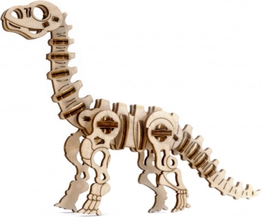 Koka 3D puzle diplodoks 50 detaļas