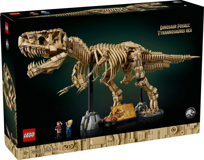 LEGO Jurassic World tiranozaura skelets – kolekcionējams modelis pieaugušajiem