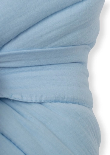 Lightweight, breathable muslin for all-day comfort