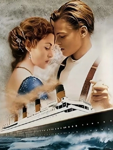 Norimpex dimanta gleznošana Titanic: Džeks un Roza 30 × 40 cm