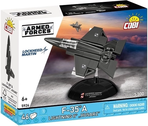 COBI Armed Forces Lockheed Martin F-35A Lightning II “Husarz” aircraft model