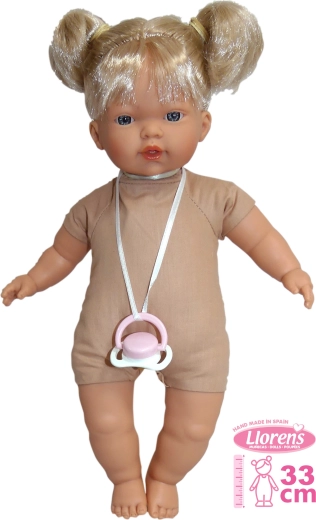 Reālistiska lelle Aitana ar mīkstu ķermeni un skaņām 33 cm