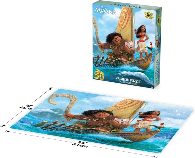 3D puzle Moana 300 gabali