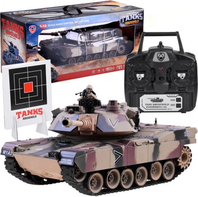 Tālvadības tanks US M1A2 1:18